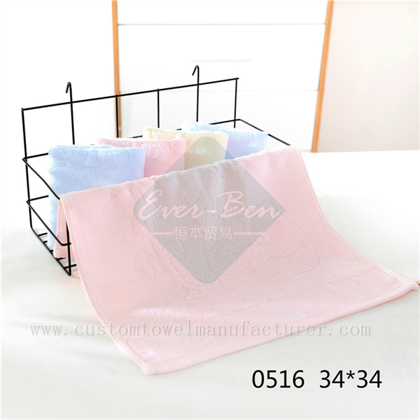 China EverBen custom pink towels Manufacturer ISO Audit Bamboo Towels Factory